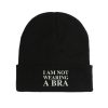 i am not wearing a bra beanie lustig für herbst und winter 1011
