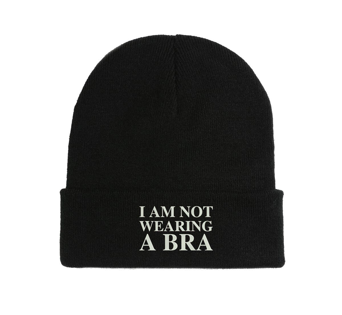 I Am Not Wearing A Bra Beanie Lustig für Herbst und Winter i am not wearing a bra beanie lustig für herbst und winter 1011
