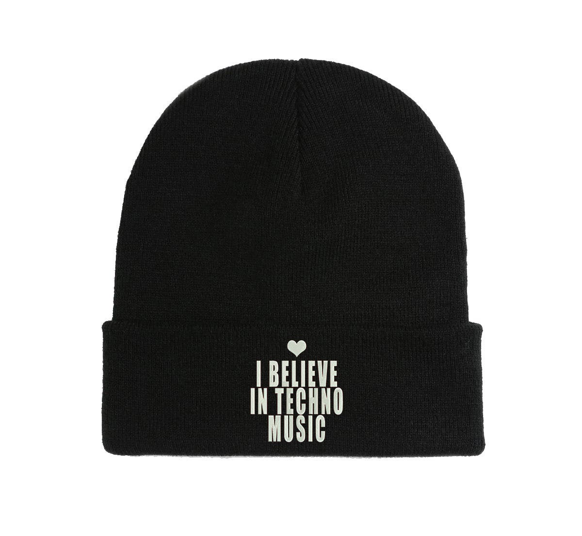 I Believe In Techno Music Beanie Warm und Komfortabel für Herbst und Winter i believe in techno music beanie warm und komfortabel für herbst und winter 7002