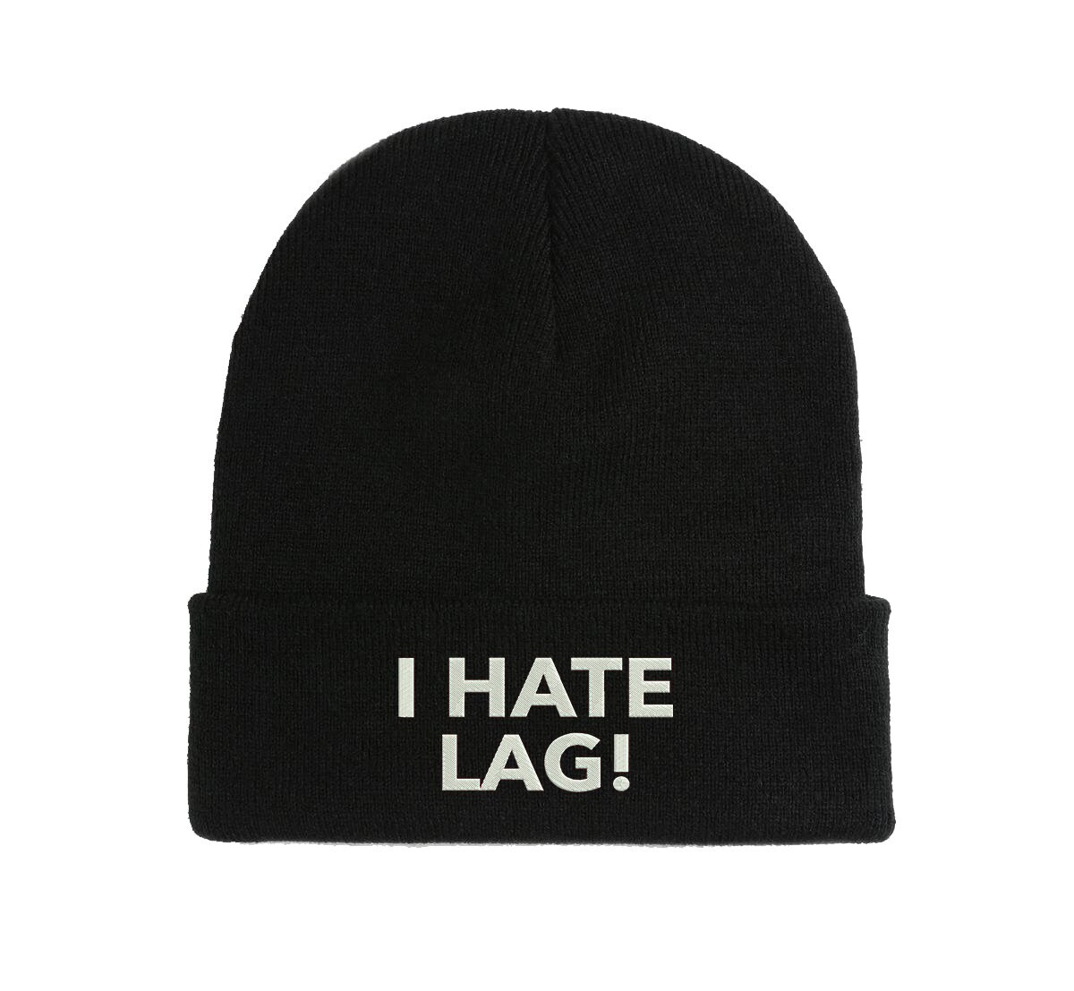 I Hate Lag Beanie Komfortabel und Warm für Herbst und Winter i hate lag beanie komfortabel und warm für herbst und winter 5394