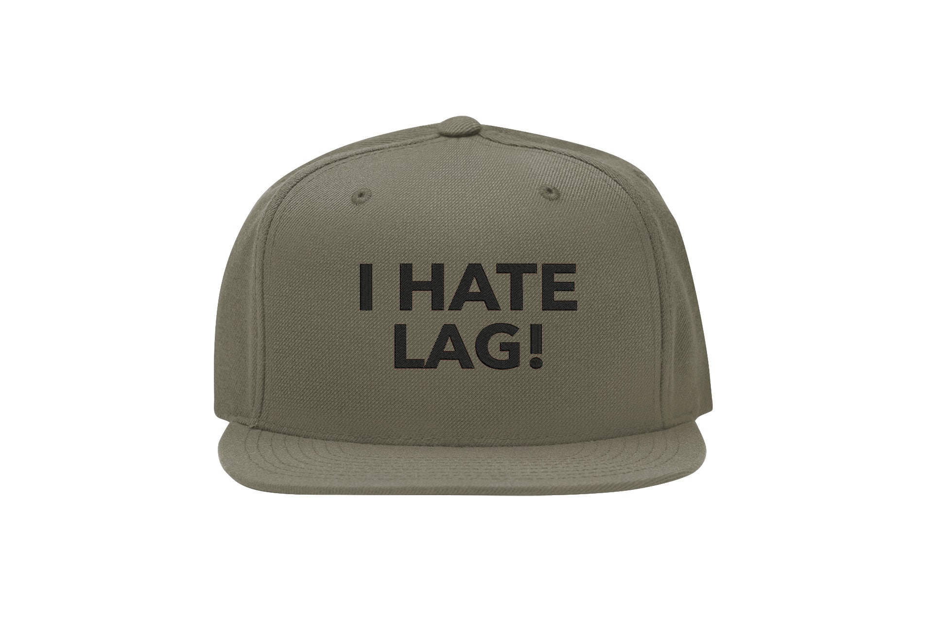 I Hate Lag Snapback Cap – Lustig für Gamer, Flat Bill Cap i hate lag snapback cap – lustig für gamer, flat bill cap 3997
