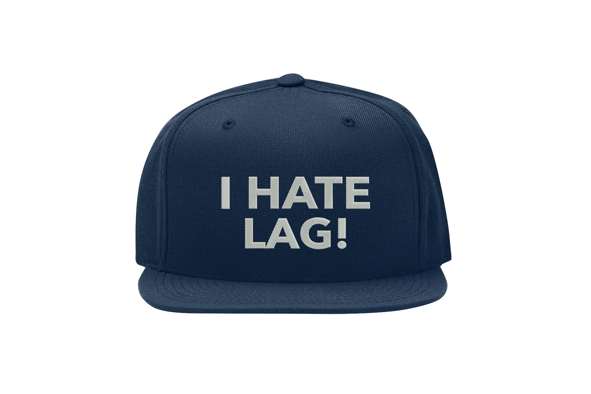 I Hate Lag Snapback Cap – Lustig für Gamer, Flat Bill Cap i hate lag snapback cap – lustig für gamer, flat bill cap 8390