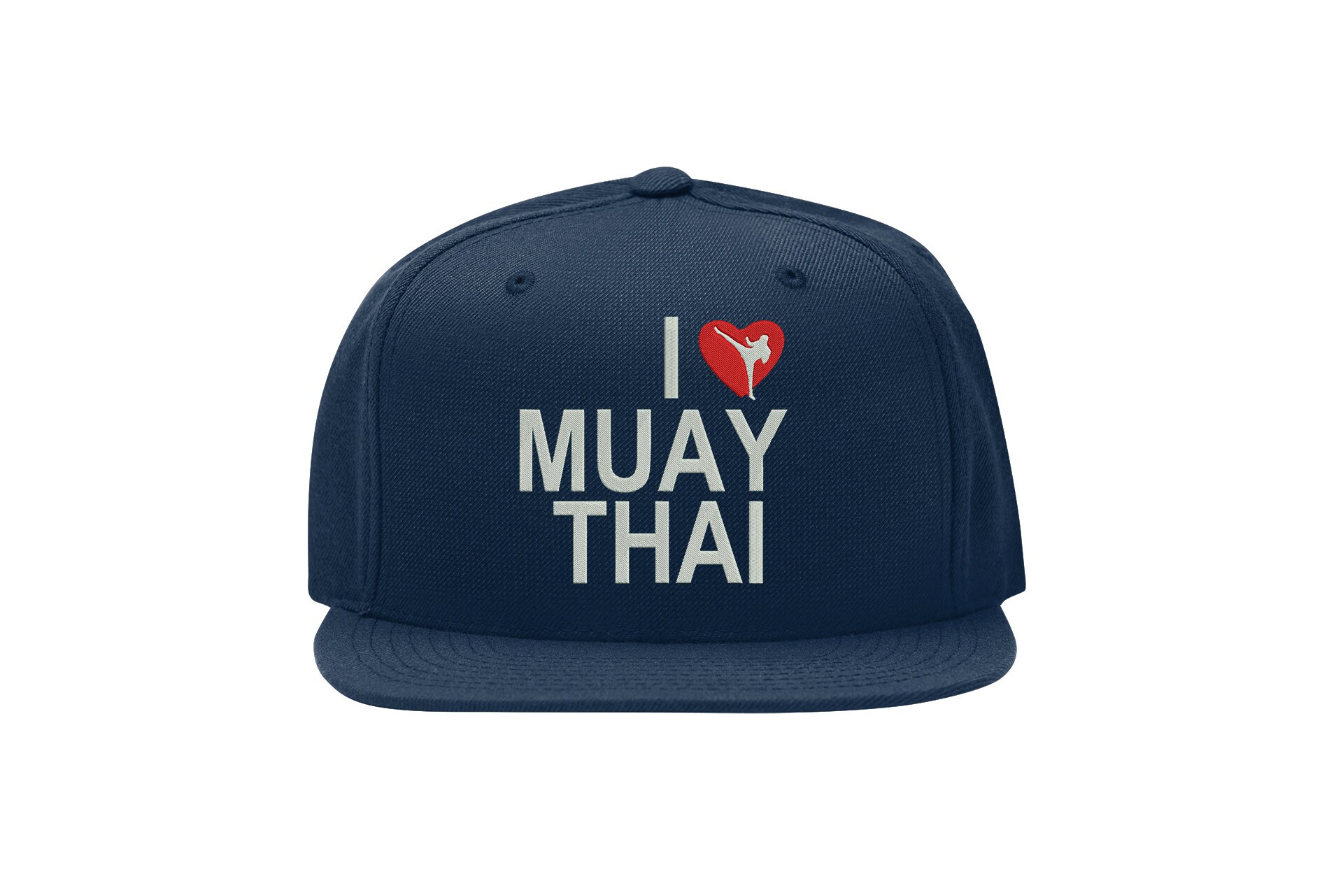 i love muay thai snapback cap – martial arts, flat bill cap 2300