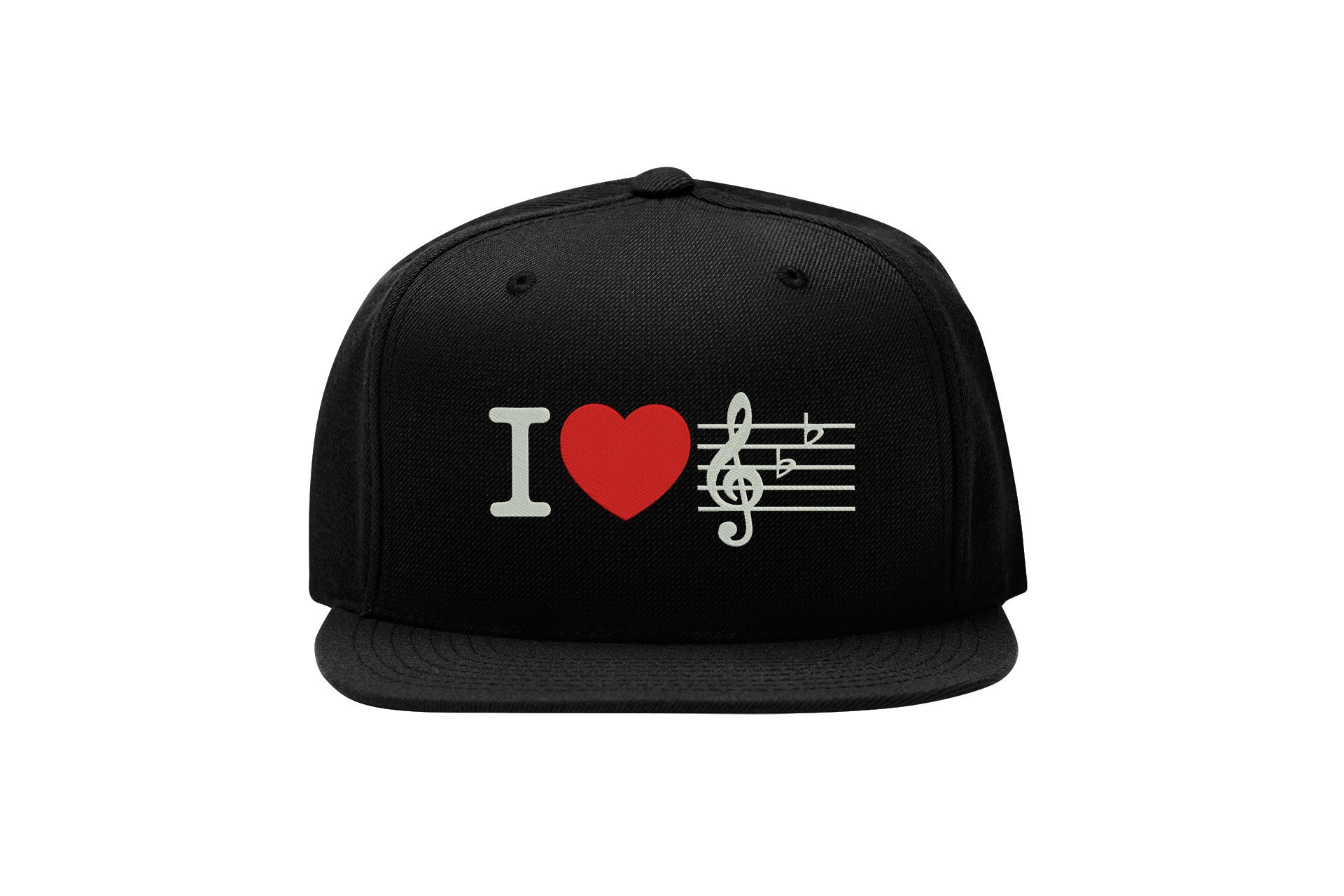I Love Music Snapback Cap – Slogan, Flat Bill Cap i love music snapback cap – slogan, flat bill cap 7792