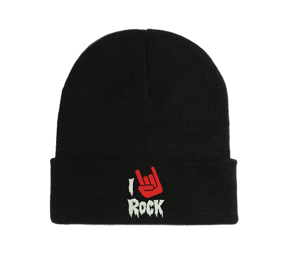 I Love Rock Music Beanie Komfortabel und Warm für Herbst und Winter i love rock music beanie komfortabel und warm für herbst und winter 1266
