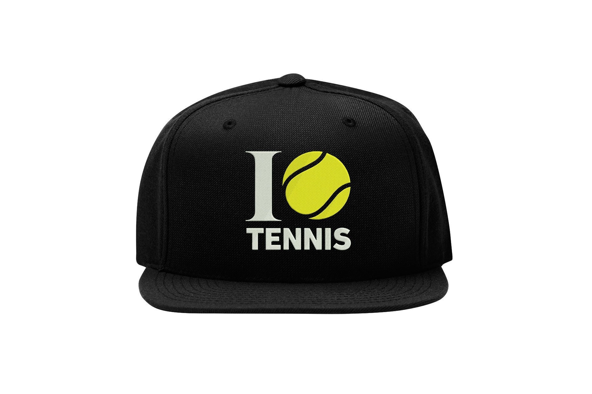 i love tennis snapback cap – sport, flat bill cap 2976