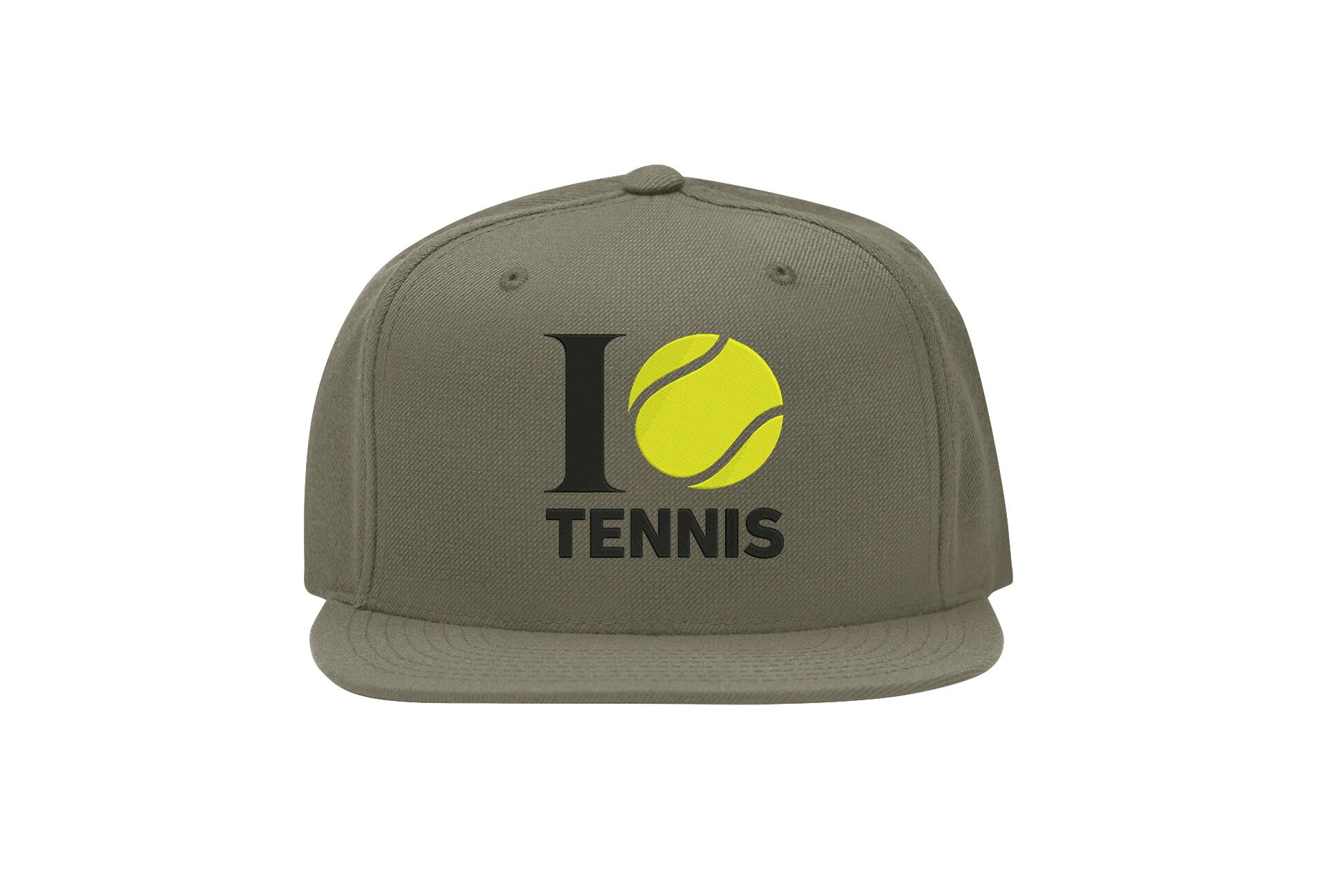 i love tennis snapback cap – sport, flat bill cap 6120