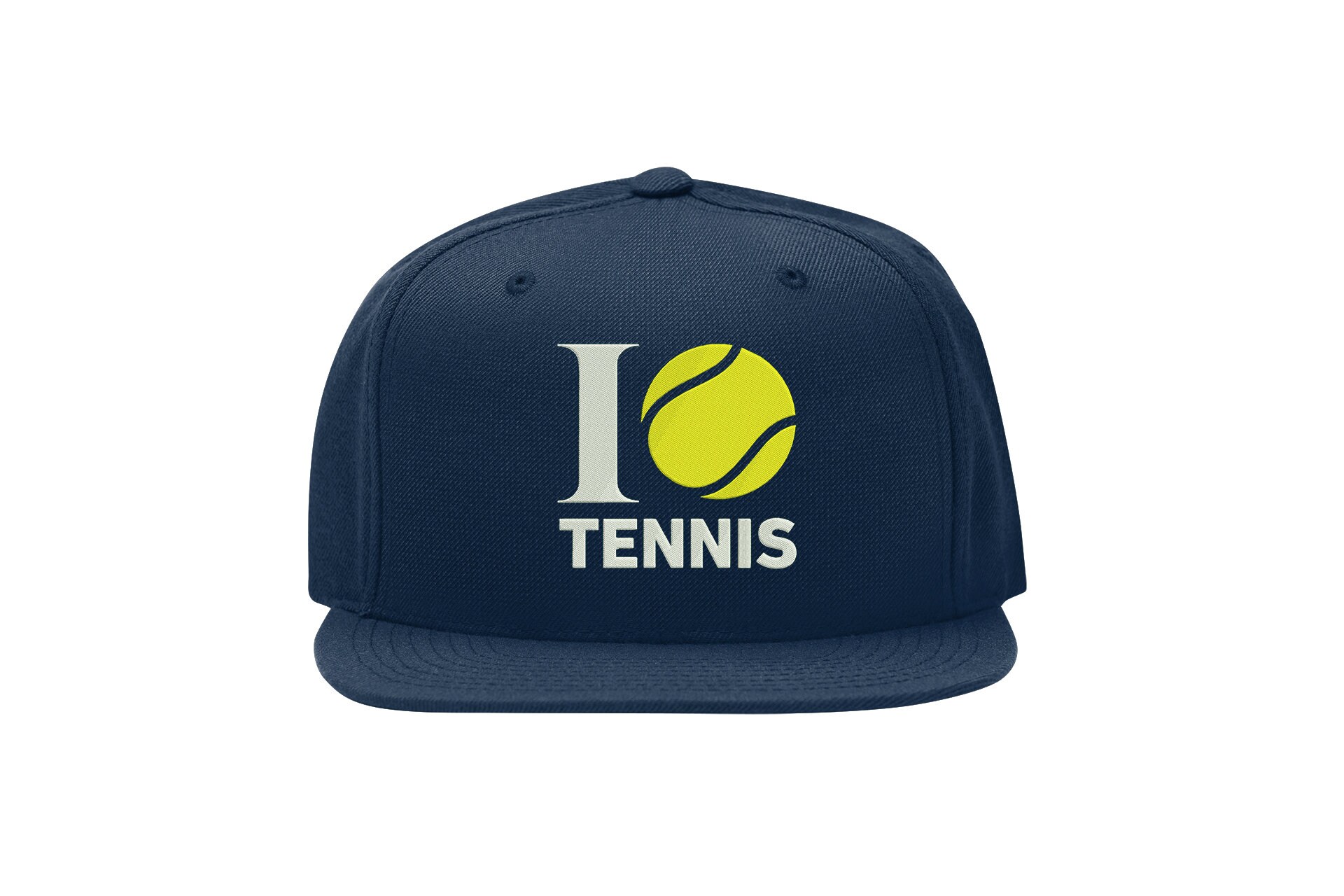 i love tennis snapback cap – sport, flat bill cap 8324