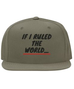 If I Ruled The World Snapback Cap – Hip Hop Rap Old School, Flat Bill Cap if i ruled the world snapback cap – hip hop rap old school, flat bill cap 1350