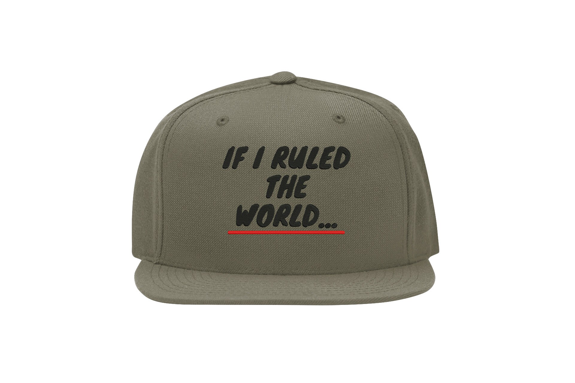 If I Ruled The World Snapback Cap – Hip Hop Rap Old School, Flat Bill Cap if i ruled the world snapback cap – hip hop rap old school, flat bill cap 1350