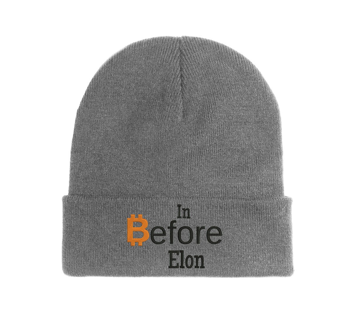 in bitcoin before elon beanie lustig für crypto liebhaber, warm und komfortabel für herbst und winter 4295