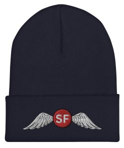 Jedburgh Teams Emblem Bestickte Cuffed Beanie jedburgh teams emblem bestickte cuffed beanie 3804