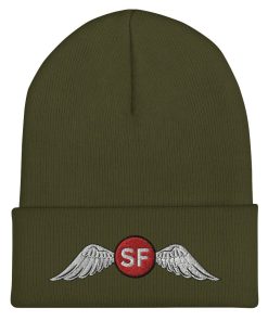 Jedburgh Teams Emblem Bestickte Cuffed Beanie jedburgh teams emblem bestickte cuffed beanie 6657
