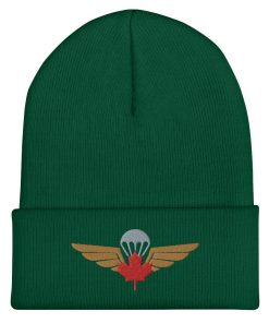 Kanadische Streitkräfte Airborne Fallschirmspringer Abzeichen Bestickte Cuffed Beanie kanadische streitkräfte airborne fallschirmspringer abzeichen bestickte cuffed beanie 3471