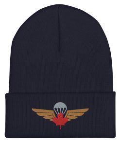 Kanadische Streitkräfte Airborne Fallschirmspringer Abzeichen Bestickte Cuffed Beanie kanadische streitkräfte airborne fallschirmspringer abzeichen bestickte cuffed beanie 4119