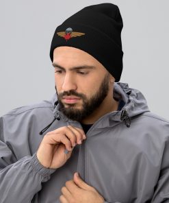 Kanadische Streitkräfte Airborne Fallschirmspringer Abzeichen Bestickte Cuffed Beanie kanadische streitkräfte airborne fallschirmspringer abzeichen bestickte cuffed beanie 4183
