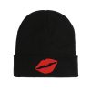lips kiss logo beanie lustig und bequem für herbst und winter 8562