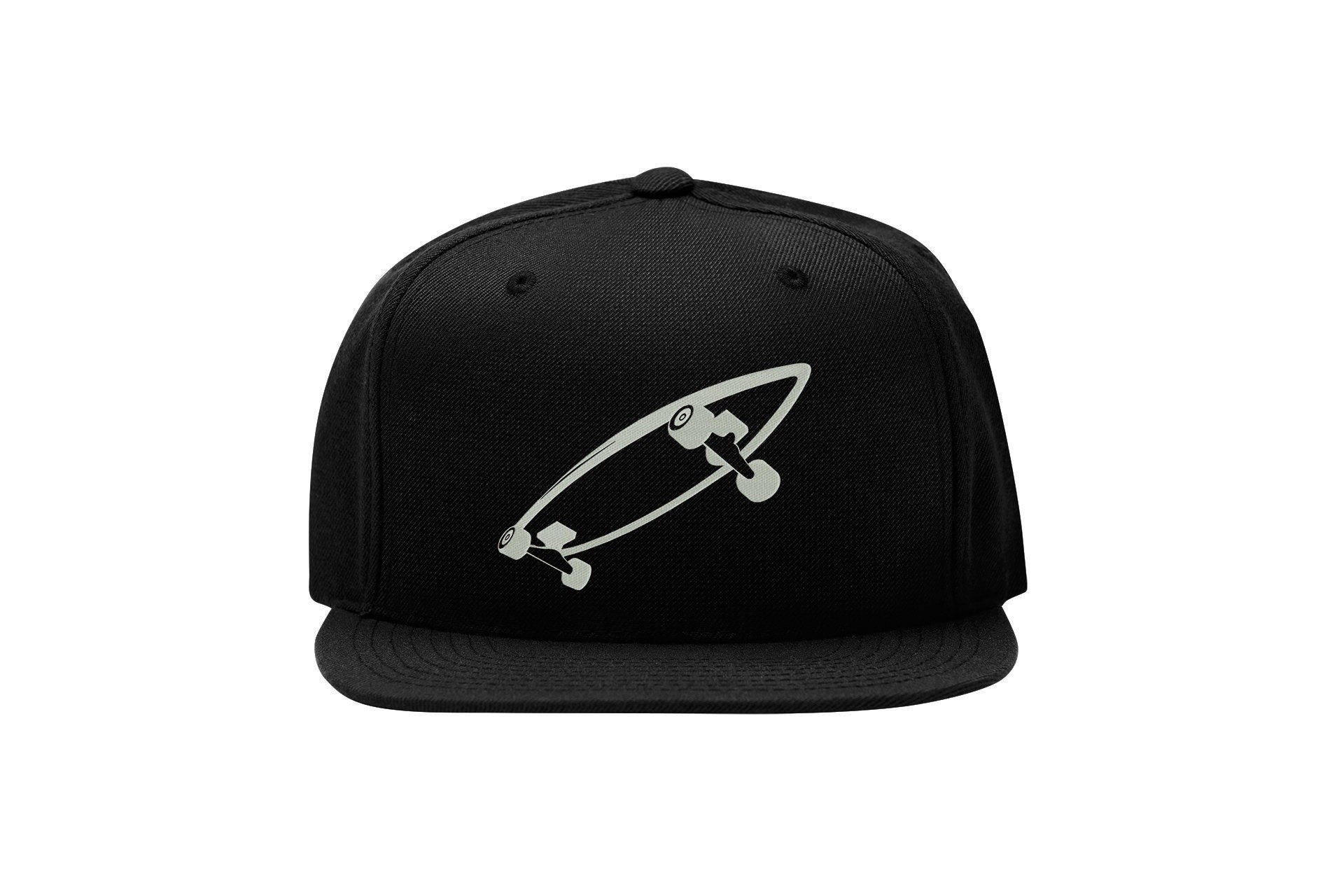 long board skate snapback cap – hip hop stil, flat bill 4458
