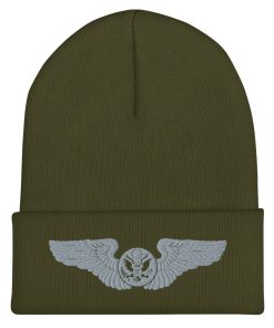 Luftwaffe Aircrew Wings Bestickte Cuffed Beanie luftwaffe aircrew wings bestickte cuffed beanie 4683