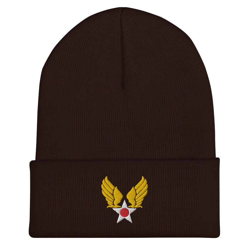 Luftwaffe Vintage Abzeichen Bestickte Cuffed Beanie luftwaffe vintage abzeichen bestickte cuffed beanie 7111