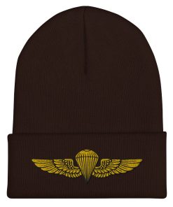 marine und marine corps fallschirmspringerabzeichen bestickte cuffed beanie 2803