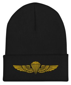marine und marine corps fallschirmspringerabzeichen bestickte cuffed beanie 3397