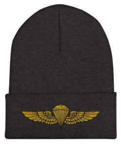 marine und marine corps fallschirmspringerabzeichen bestickte cuffed beanie 7421