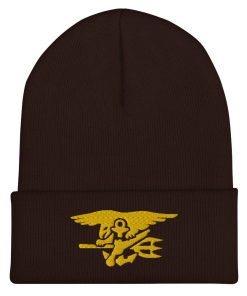 Navy Seal Trident Bestickte Cuffed Beanie navy seal trident bestickte cuffed beanie 3827