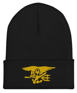 Navy Seal Trident Bestickte Cuffed Beanie navy seal trident bestickte cuffed beanie 4909