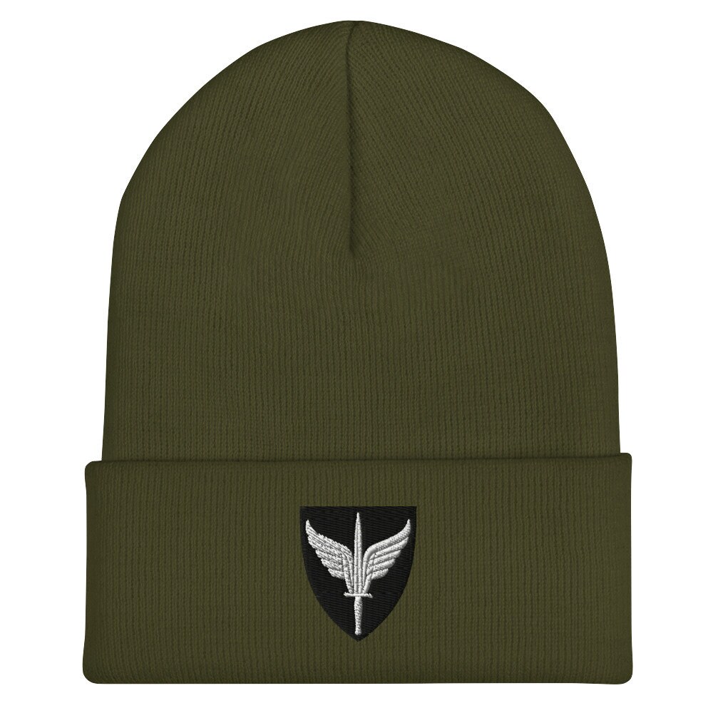 Norwegische Forsvarets Spesialkommando FSK Spezialkommando Emblem Bestickte Cuffed Beanie norwegische forsvarets spesialkommando fsk spezialkommando emblem bestickte cuffed beanie 5744