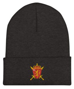 Norwegische Streitkräfte Wappen Bestickte Cuffed Beanie norwegische streitkräfte wappen bestickte cuffed beanie 5944