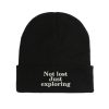Not Lost Just Exploring Beanie Lustig und Bequem not lost just exploring beanie lustig und bequem 4066