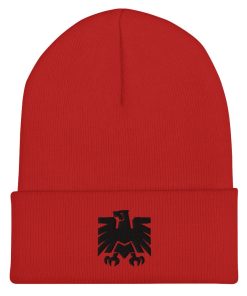 Raubvögel Abzeichen Bestickte Cuffed Beanie raubvögel abzeichen bestickte cuffed beanie 7062