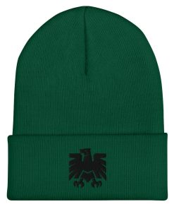 Raubvögel Abzeichen Bestickte Cuffed Beanie raubvögel abzeichen bestickte cuffed beanie 8432