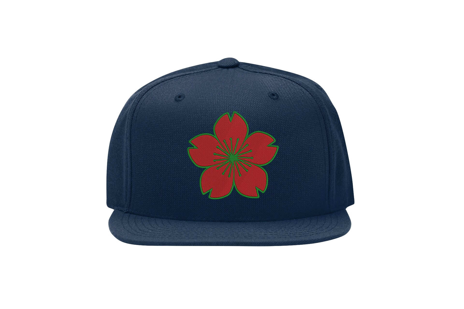 Sakura Blossom Snapback Cap – Japanischer Stil, Flat Bill Cap sakura blossom snapback cap – japanischer stil, flat bill cap 4615