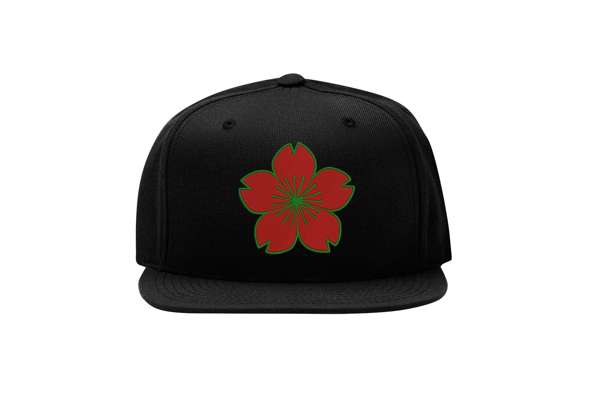 Sakura Blossom Snapback Cap – Japanischer Stil, Flat Bill Cap sakura blossom snapback cap – japanischer stil, flat bill cap 6515