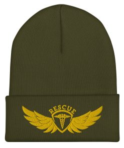 such und rettungsabzeichen sar bestickte cuffed beanie 6067
