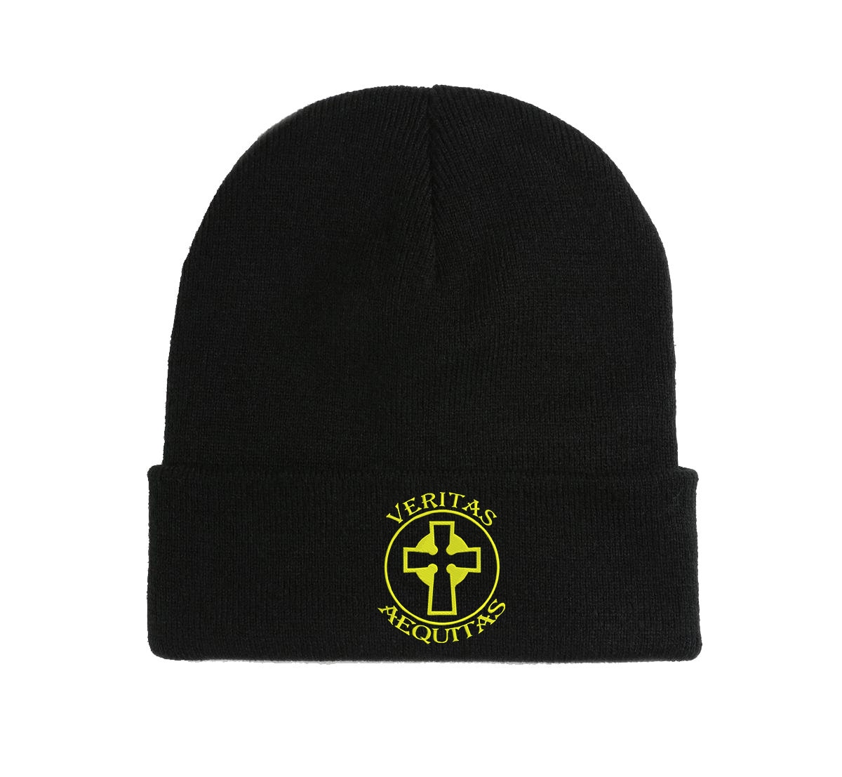 veritas aequitas beanie wahrheit, gerechtigkeit, komfortabel für herbst und winter 8566
