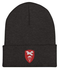 ww2 armee luftlande gleiterkommando emblem bestickte cuffed beanie 5019