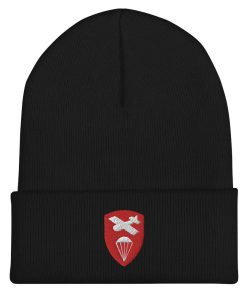 ww2 armee luftlande gleiterkommando emblem bestickte cuffed beanie 8482