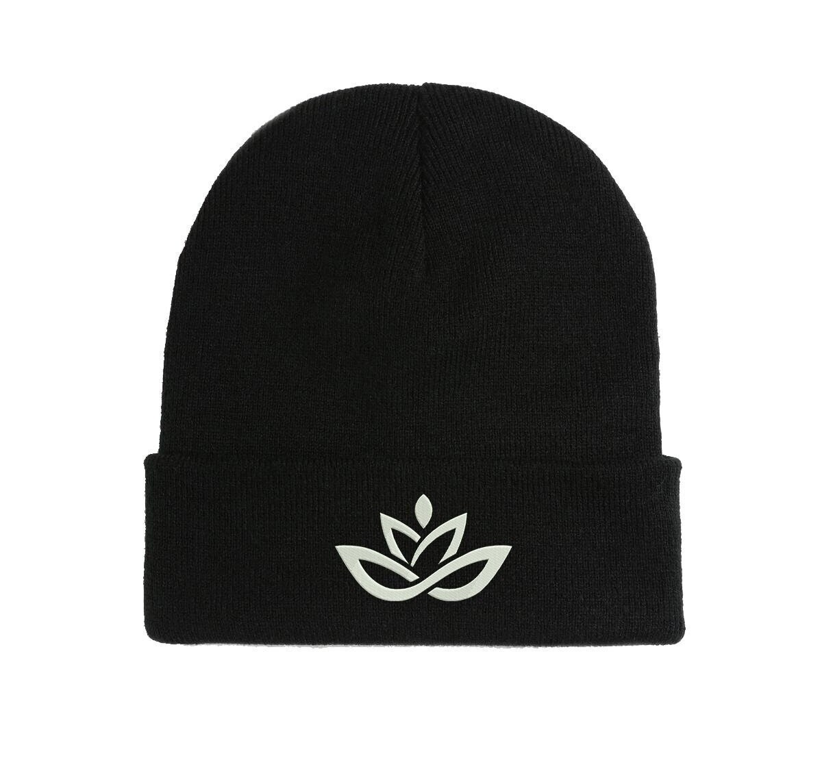 yoga lotus logo beanie schön, warm und komfortabel für herbst und winter 4674