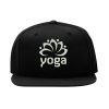 yoga snapback cap – sport training meditation, flat bill cap 5813