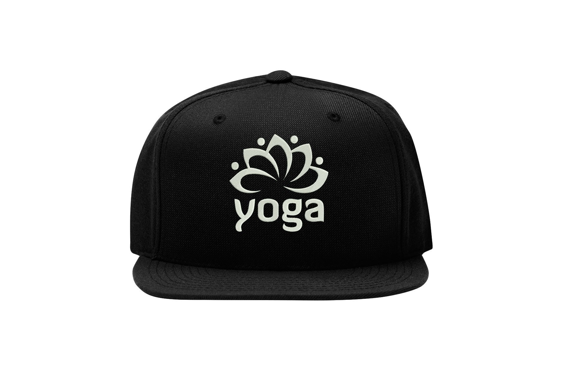 yoga snapback cap – sport training meditation, flat bill cap 5813
