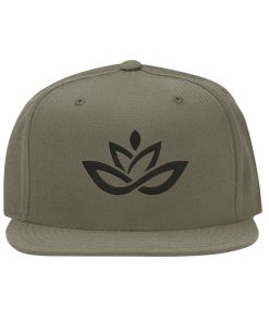 Yoga Symbol Lotus Snapback Cap – Sport Training, Flat Bill Cap yoga symbol lotus snapback cap – sport training, flat bill cap 7965